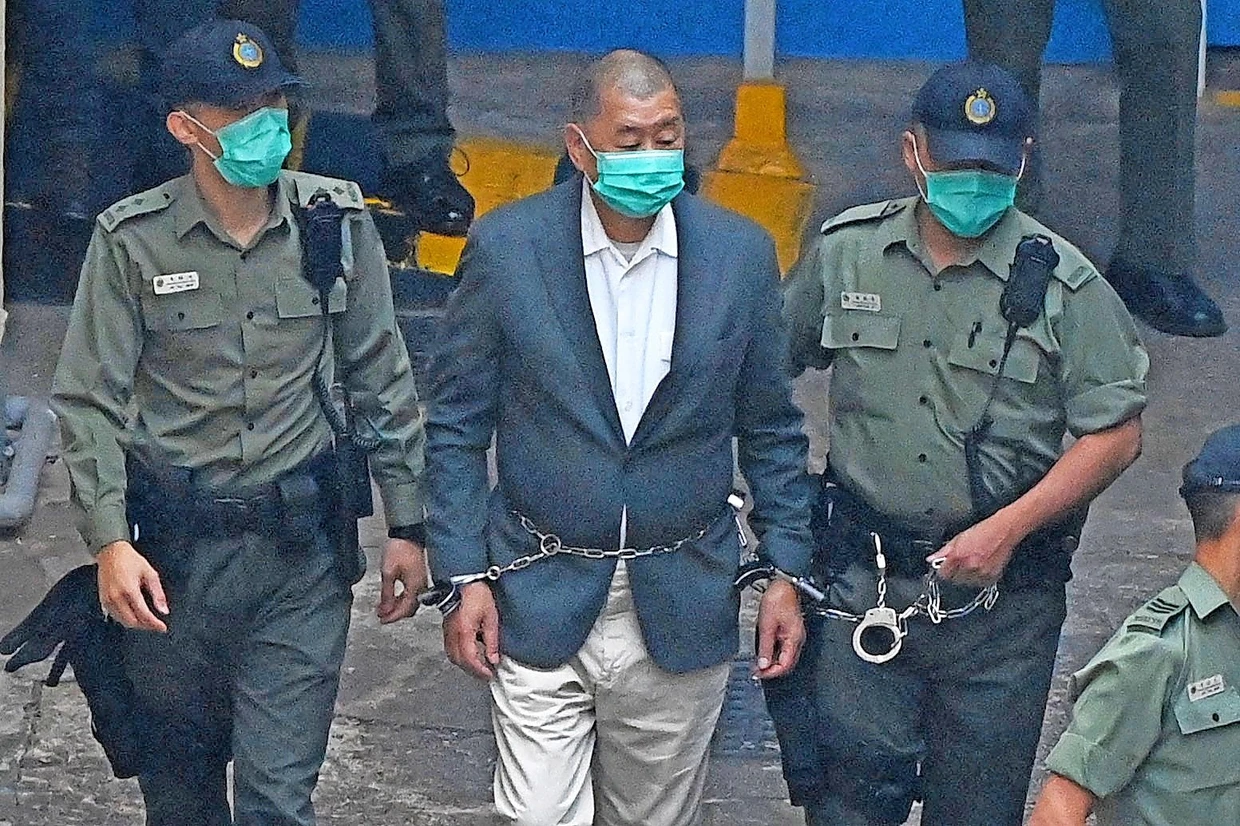 Der Verleger und Demokratieaktivist Jimmy Lai im Dezember 2020