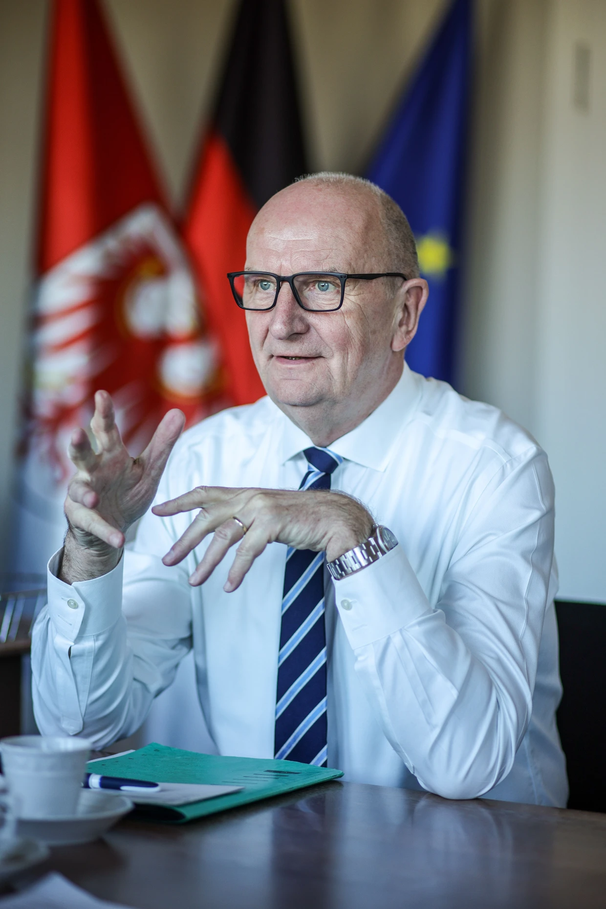 Dietmar Woidke am 8. April in Potsdam.