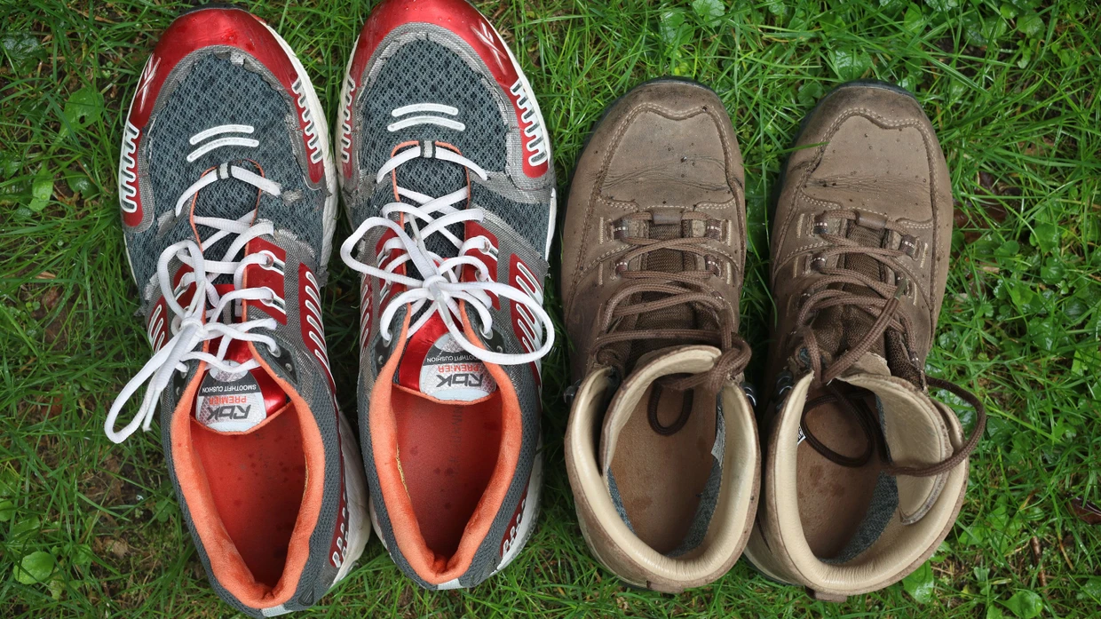 Wenn die Schuhe nur rumstehen, bringt das der Gesundheit nichts.