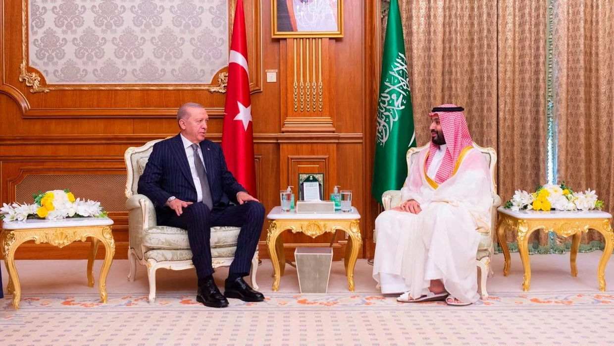 Der türkische Präsident Tayyip Erdoğan mit dem saudischen Kronprinzen Muhammad Bin Salman Anfang August in Mekka