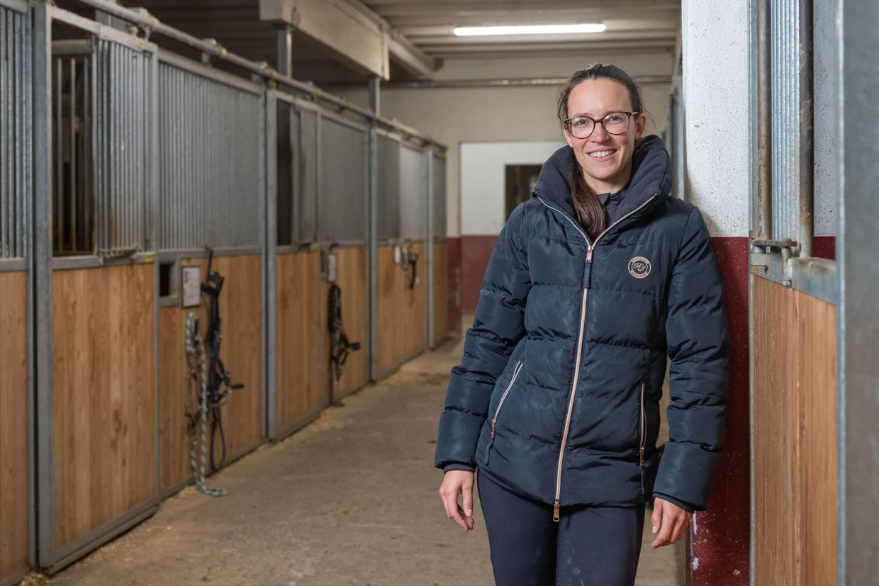 Die Vorsitzende Sina Fend hält den Laden zusammen