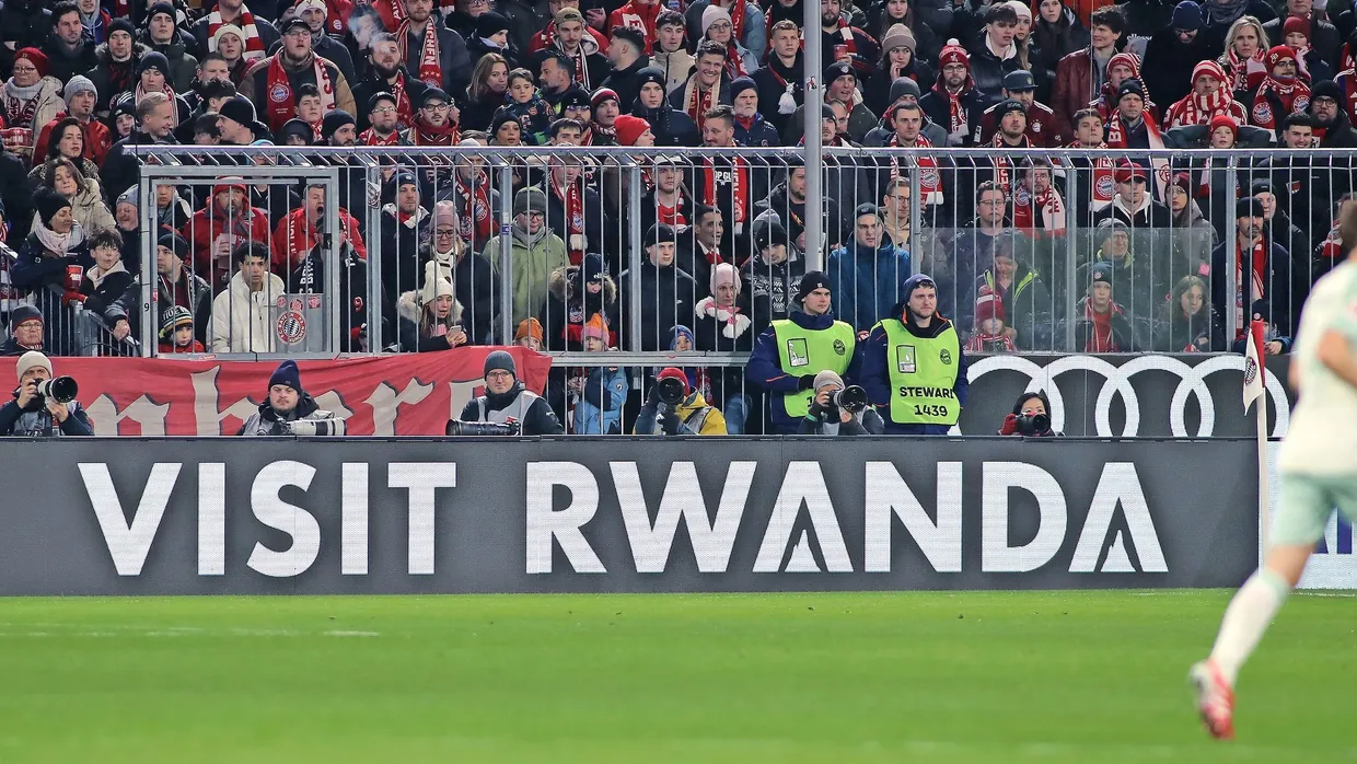 „Visit Rwanda“ – besucht Ruanda: Diese Aufforderung wird fortan nicht mehr im Stadion des FC Bayern München zu lesen sein.