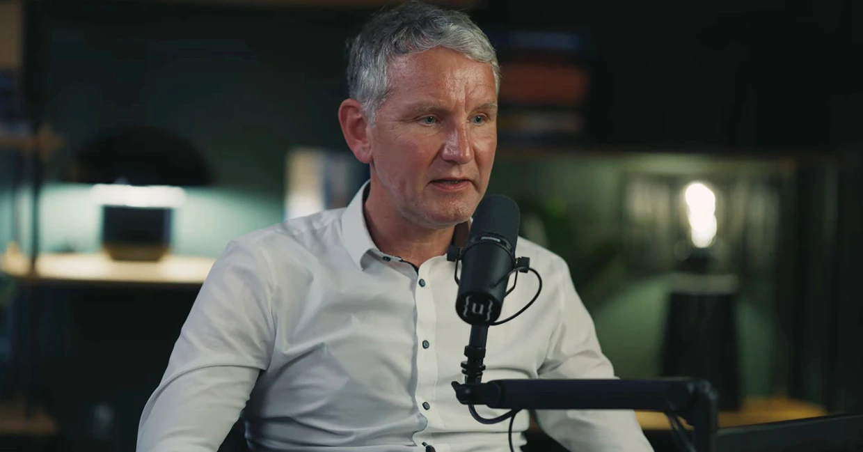 Björn Höcke in „ungeskriptet“.