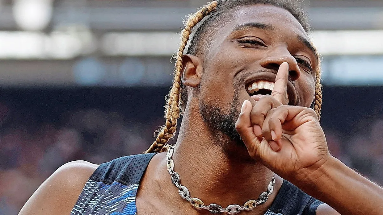 Schaut mich an: Sprinter Noah Lyles liebt den Auftritt.
