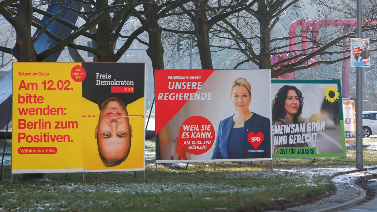 Wahlplakate in Berlin