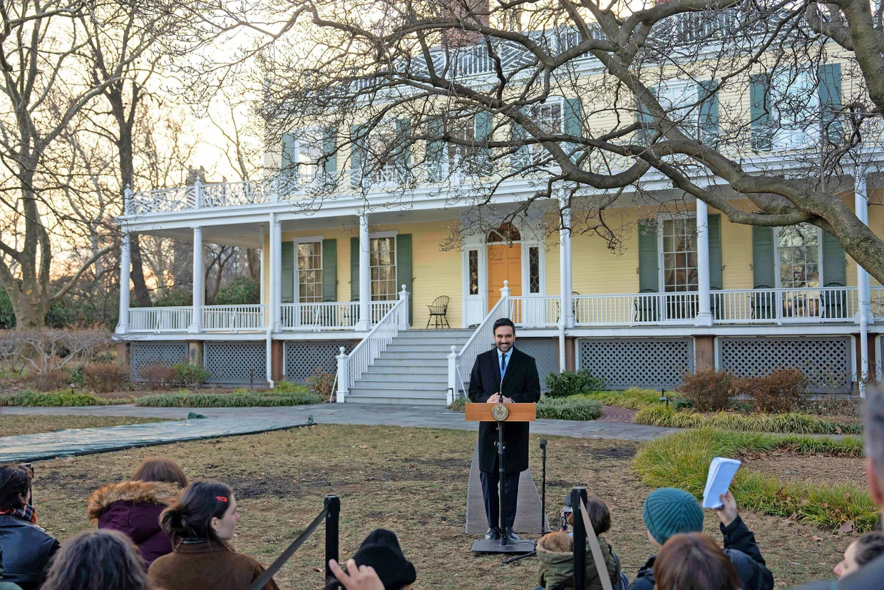 Repräsentativ: New Yorks Bürgermeister Zohran Mamdani wohnt jetzt in Gracie Mansion.