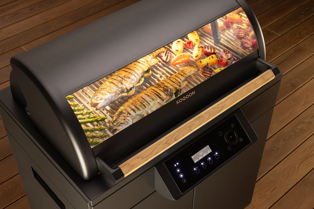 Das Sichtfenster ist aus Keramikglas hergestellt.