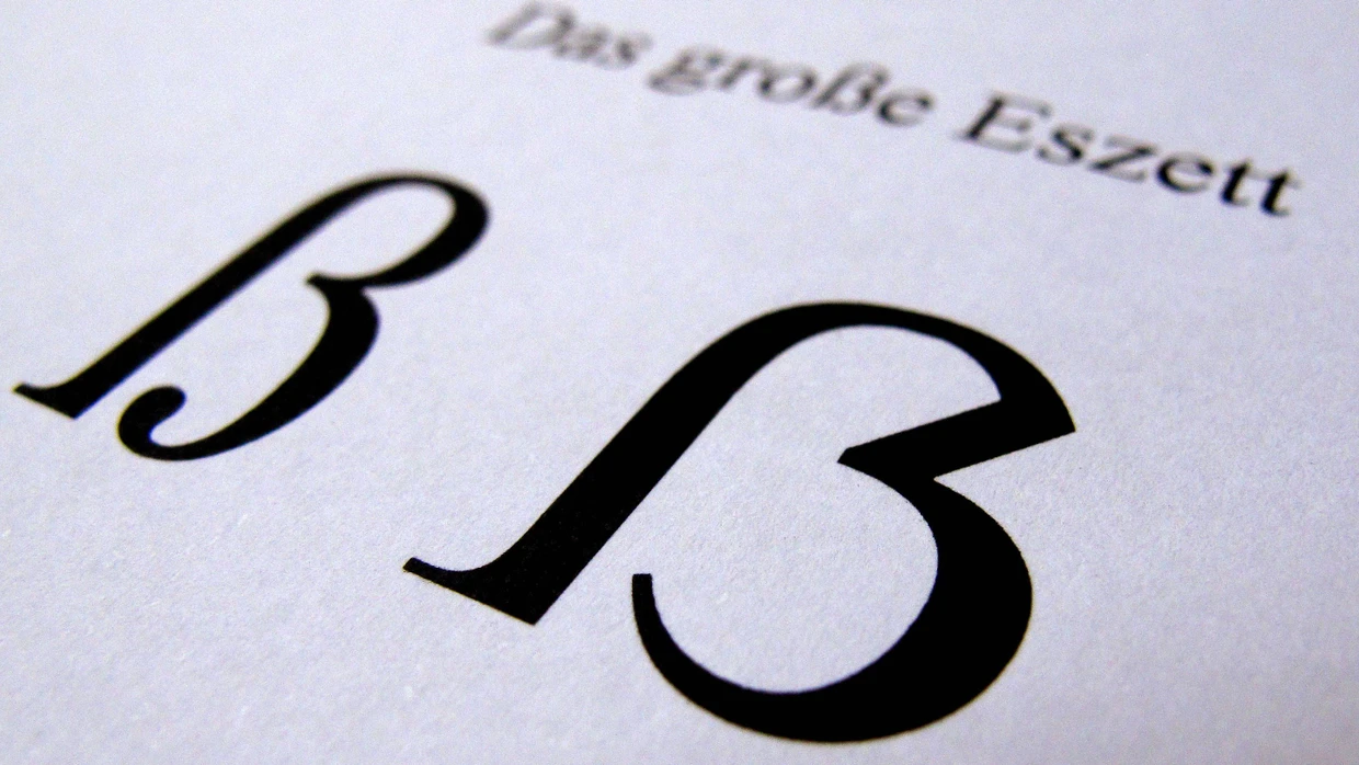 Buchstabe ẞ: Formprobleme der deutschen Sprache | FAZ