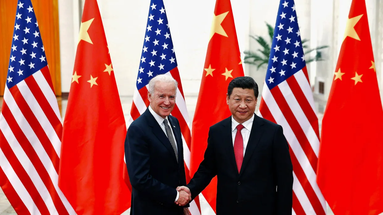 Amerika im Wettlauf mit China: Der damalige Vizepräsident Joe Biden und der chinesische Staatspräsident Xi Jinping