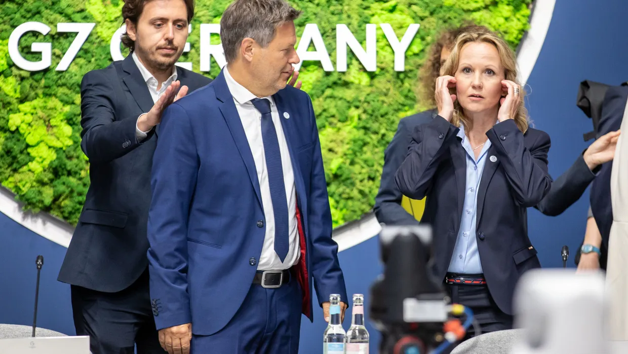 Klimaminister Robert Habeck auf dem Treffen der G7-Energie- und Klimaminister vor wenigen Tagen in Berlin.