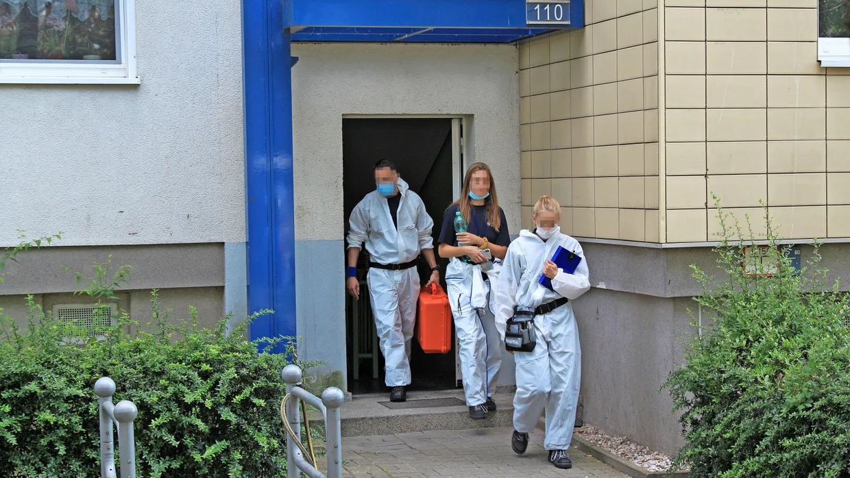 Spurensuche im Fall Maryam H.: Ermittler sichern Beweismaterial in Berlin.
