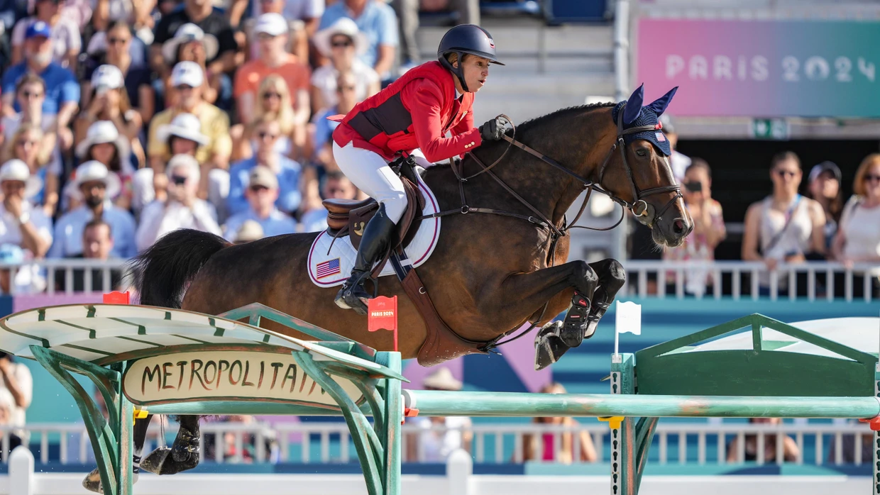 Erfolg im Einzel: Mit Baloutinue wird Laura Kraut Achte bei den Olympischen Spielen von Paris.