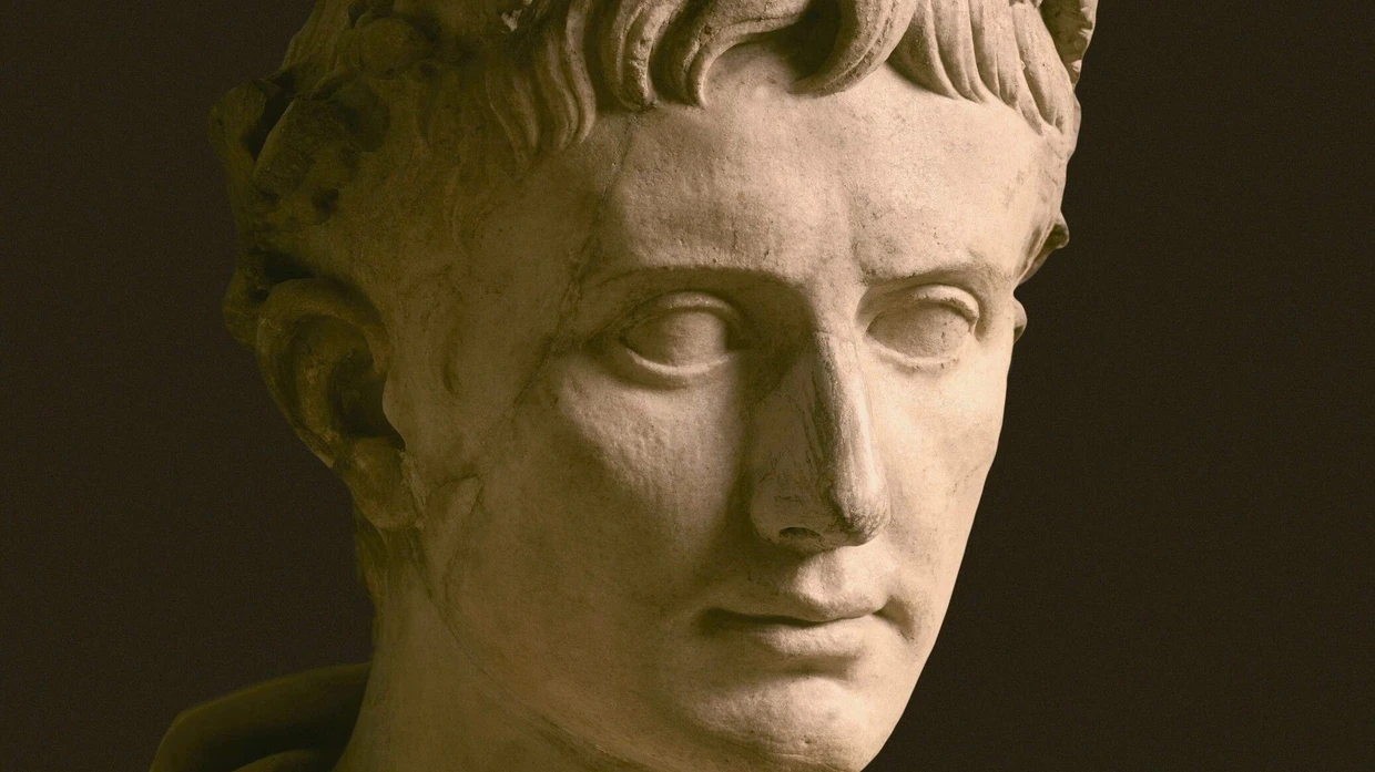 This is what a statesman looks like: portrait bust of Augustus from the Louvre, 1st century AD