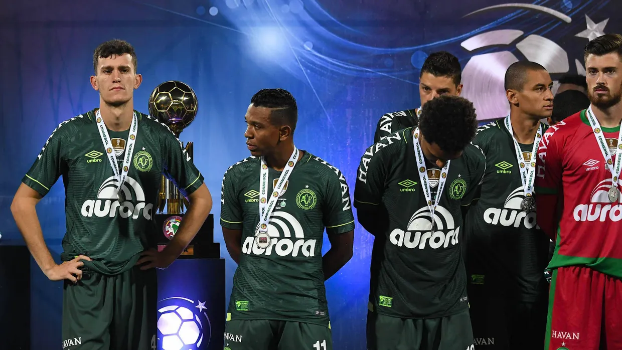 Zweiter Platz: Spieler von Chapecoense