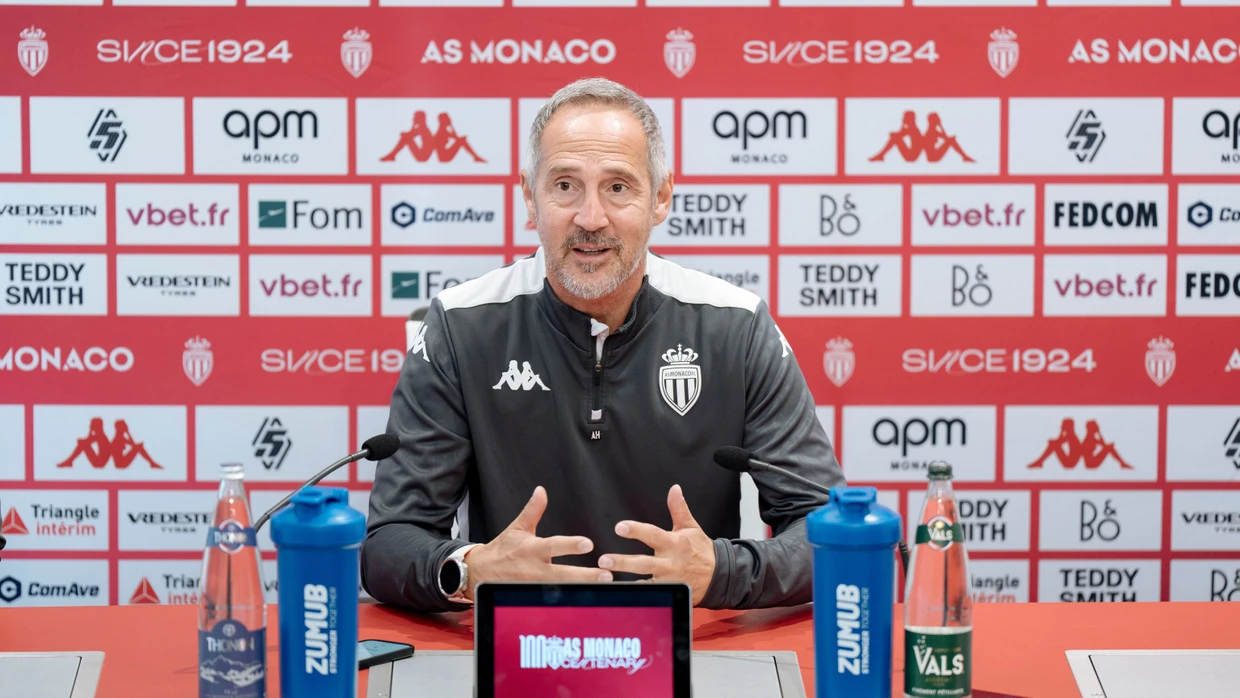 Aus der französischen Liga nach Frankfurt: Adi Hütter in seiner Zeit bei der AS Monaco