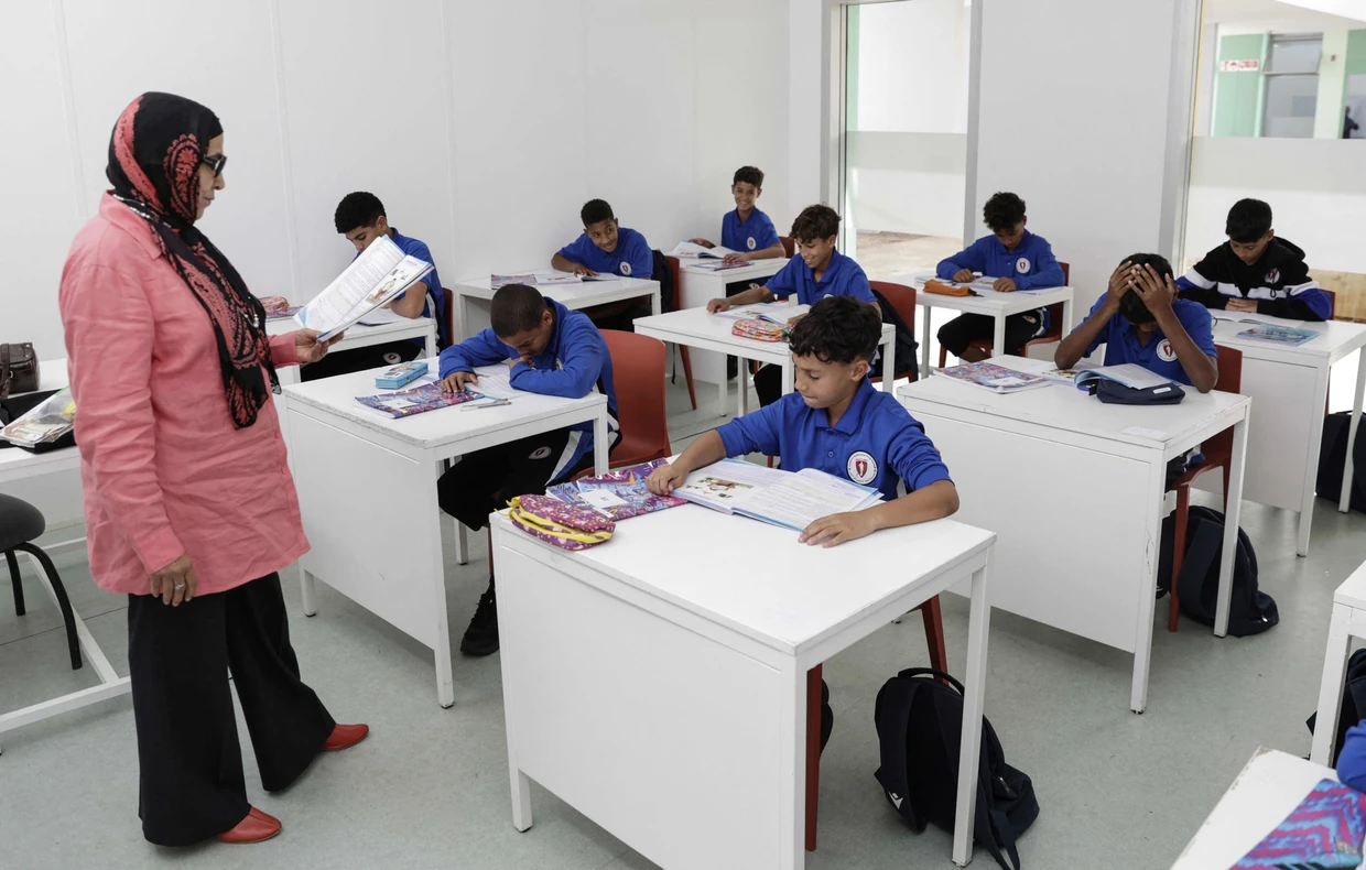In addition to training football skills, life lessons are also learned at the academy.