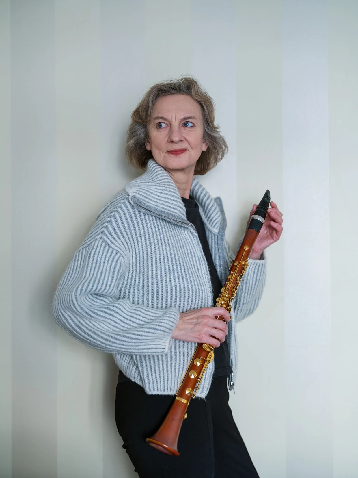 Sabine Meyer mit ihrer Klarinette