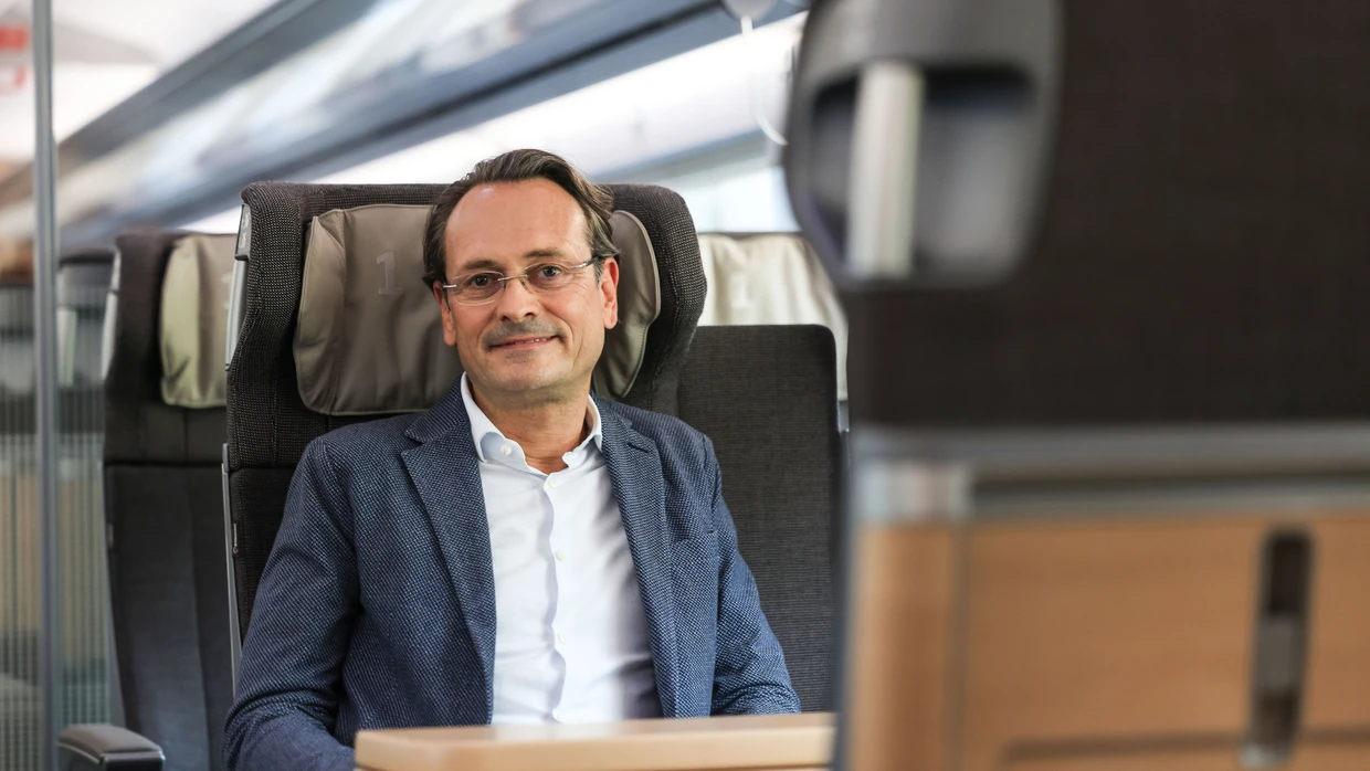 Michael Peterson verantwortet im Vorstand der Deutschen Bahn den Fernverkehr.