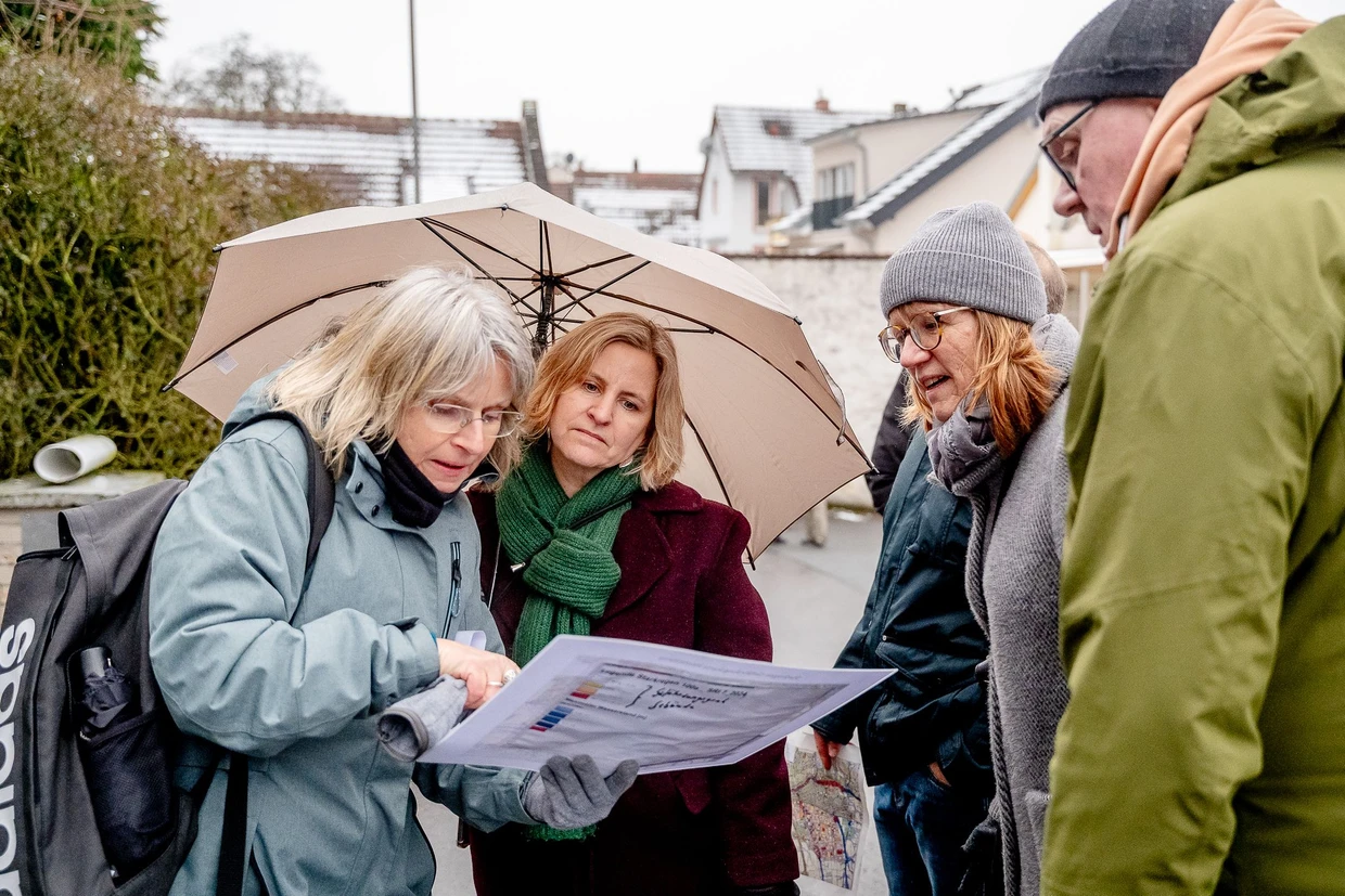Ministerin Eder, hier im Wahlkampf in Mainz unterwegs, will die Kommunen in der Klimawende unterstützen