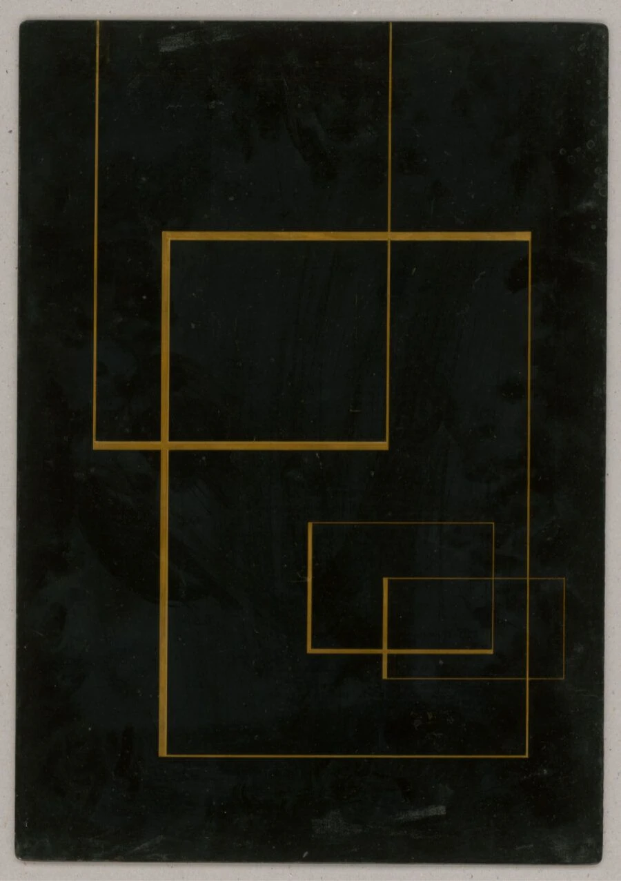  Zeichen F auf Schwarz", um 1932