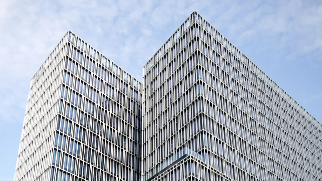 Das neue Gebäude der F.A.Z. im Frankfurter Europaviertel.