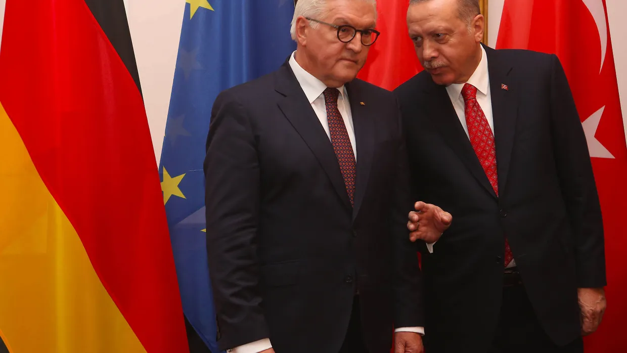 Steinmeier und Erdogan im September 2018 in Berlin.
