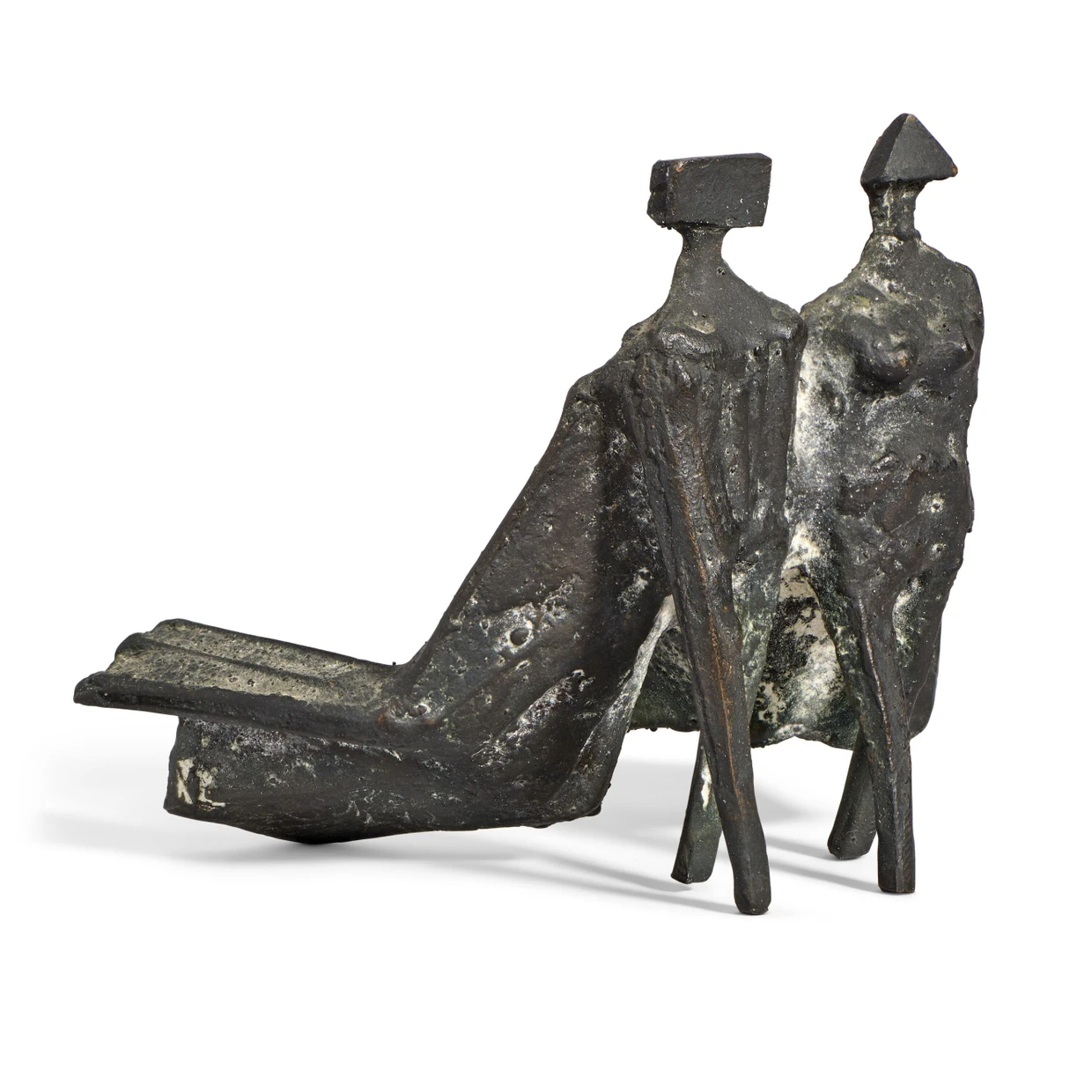 Für etwas kleineres Geld in der Onlineauktion: Lynn Chadwick, „Miniature Figure II“, 1977, Bronze, Höhe 6,6 Zentimeter, Taxe 6000 bis 8000 Pfund