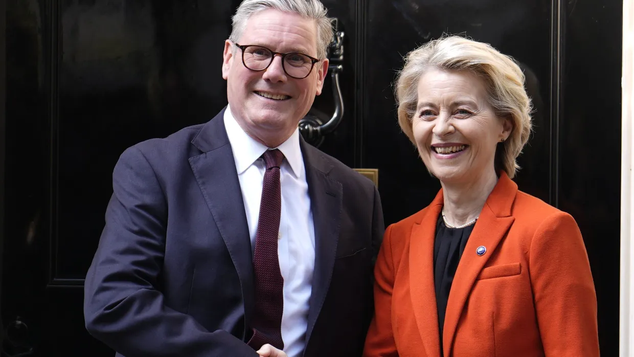 Starmer und von der Leyen Ende April in London