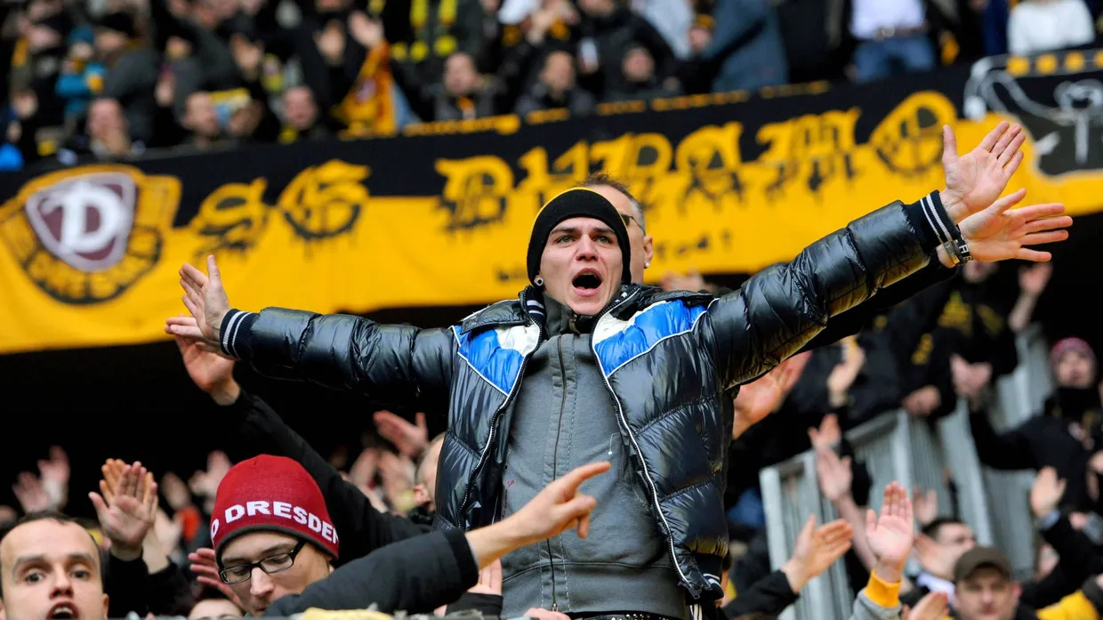 In der Diskussion: die Fans Dynamo Dresdens
