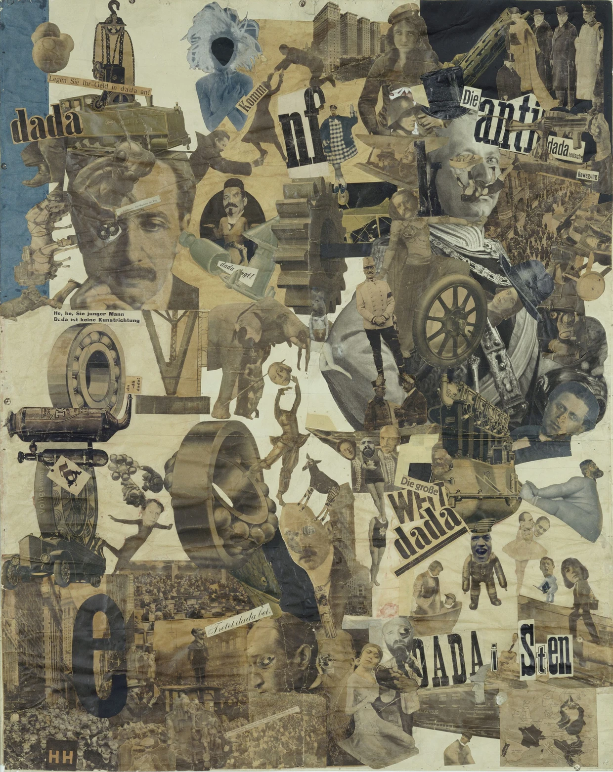  Hannah Höchs „Schnitt mit dem Küchenmesser Dada durch die letzte Weimarer Bierbauch-Kulturepoche Deutschlands“ von 1919  Jörg P. Anders / VG Bild-Kunst Bonn, 2026