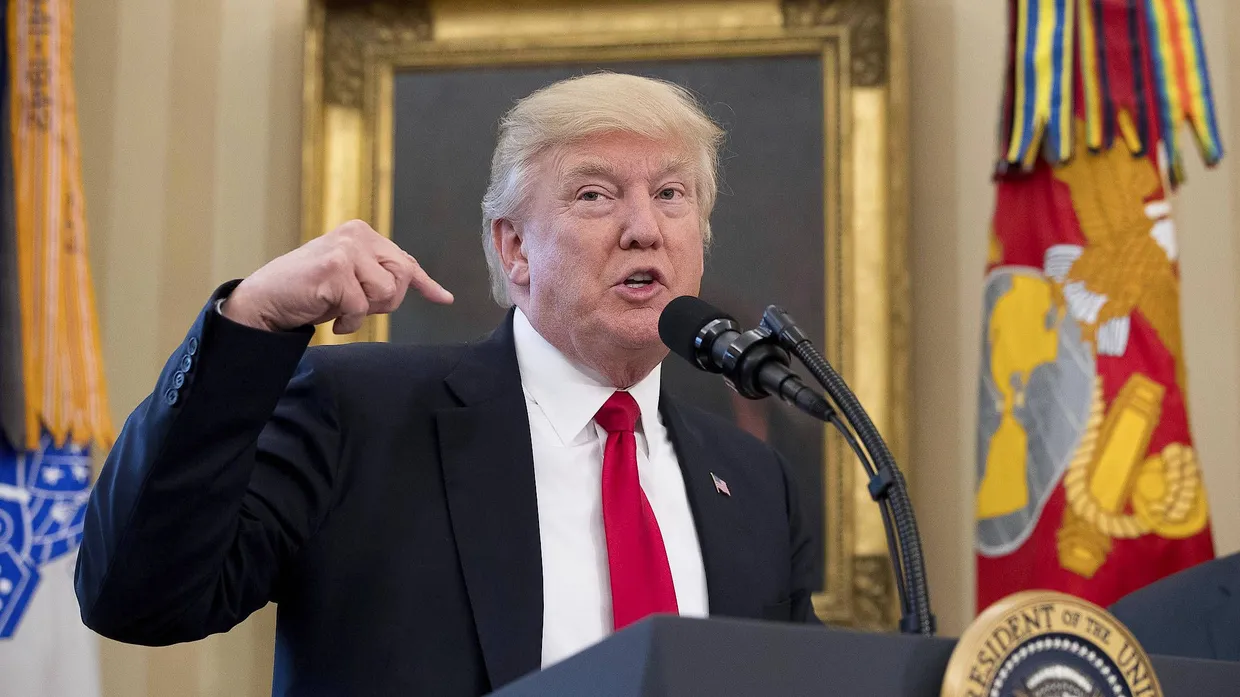 Medientermin im Weißen Haus: Trump präsentiert sein neuestes Dekret.