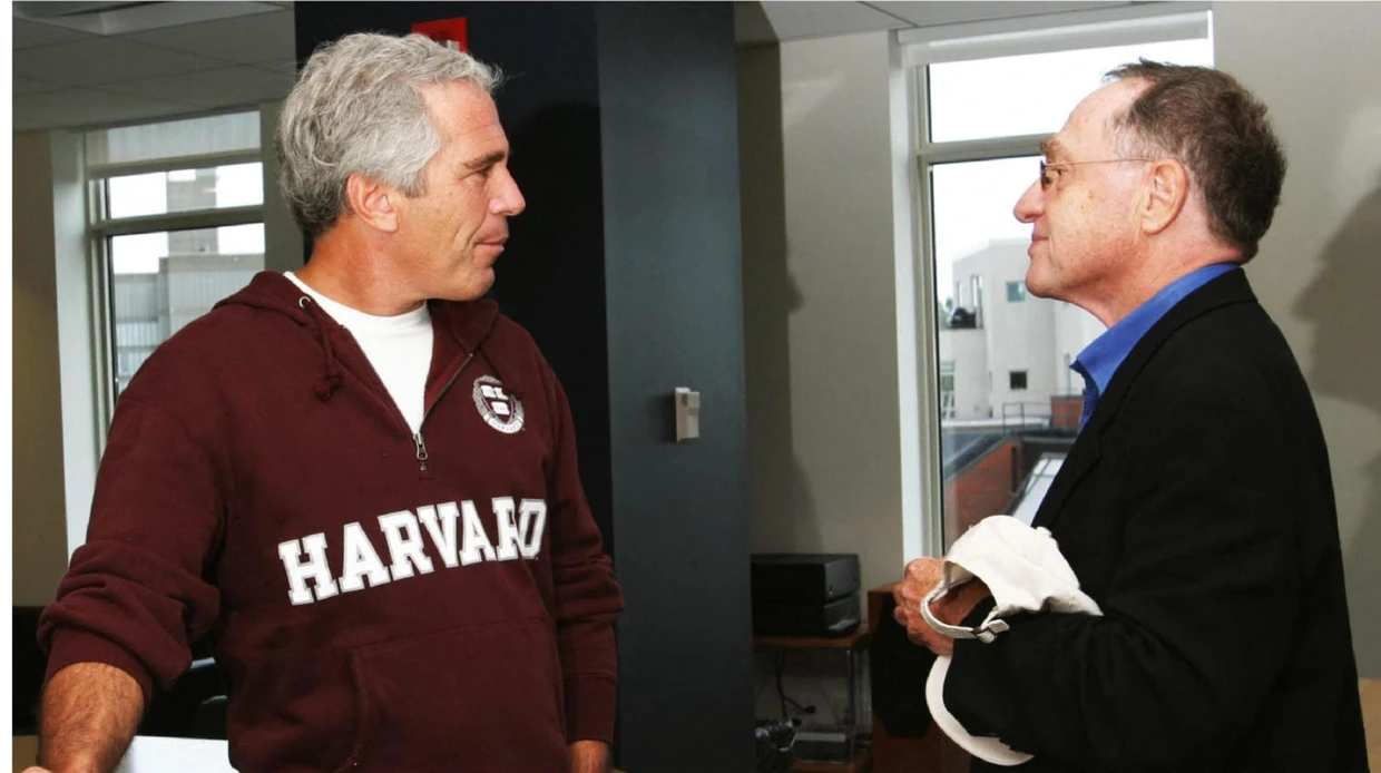 Epstein mit Alan Dershowitz, undatiert