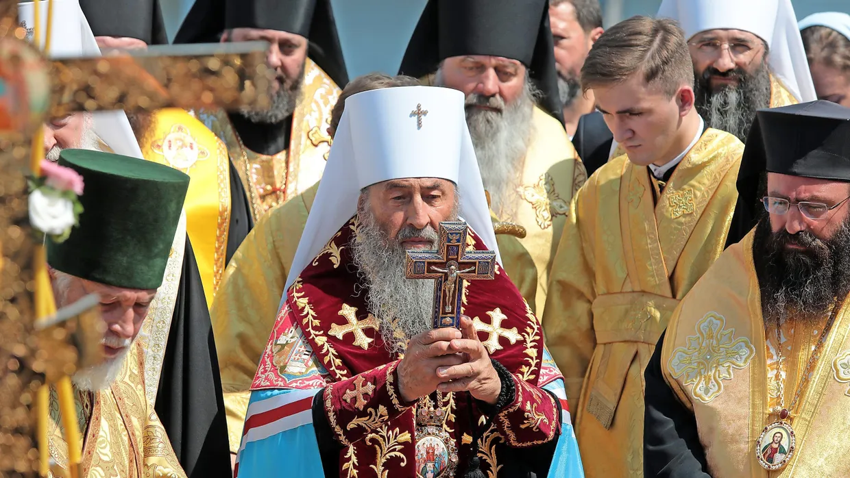 Metropolit Onufrij feiert Ende Juli 2021 den Jahrestag der Christianisierung in Kiew.
