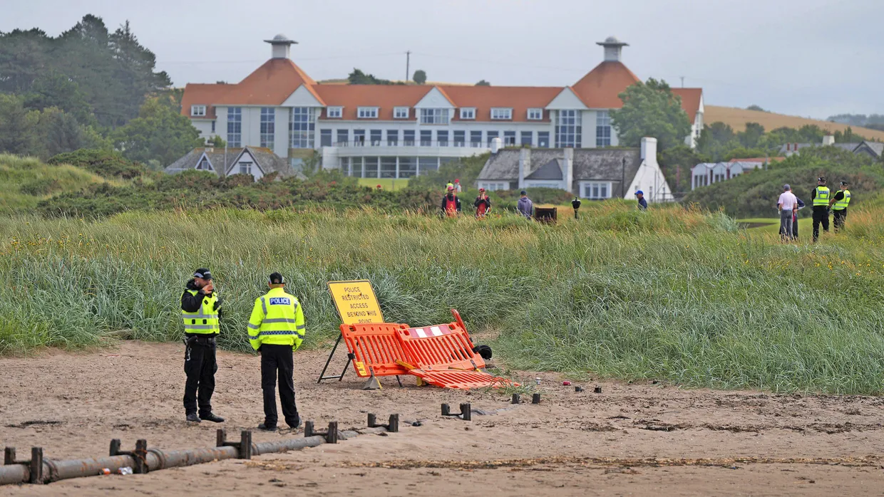 Schutzgebiet: Trumps Golfplatz Turnberry in den Dünen