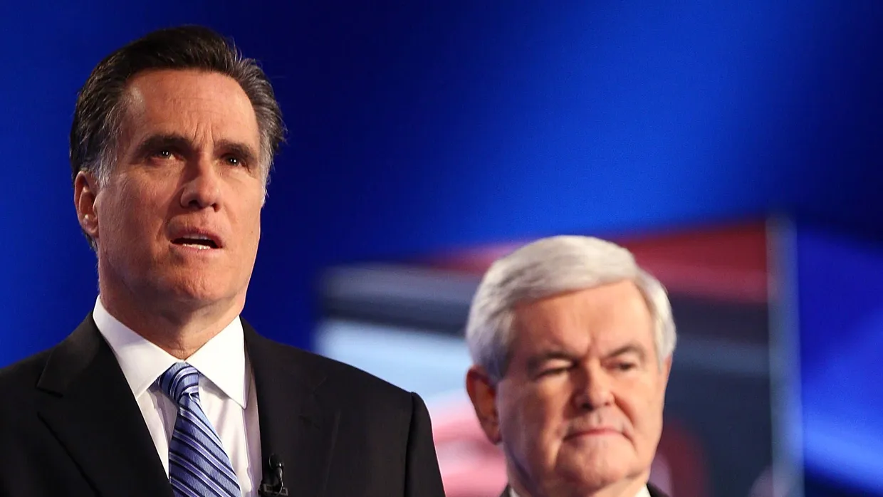 Gemeinsam für Amerika: Der Kampf um die Präsidentschaftskandidatur zwischen Mitt Romney und Newt Gingrich (v.l.) dürfte hart werden