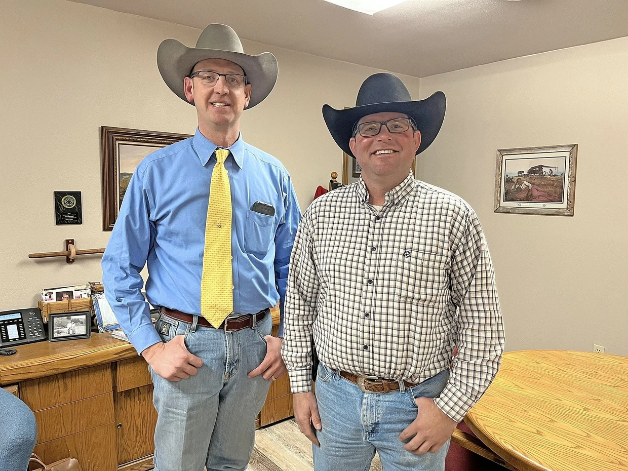 Jay Nordhausen mit seinem Partner Lance Van Winkle