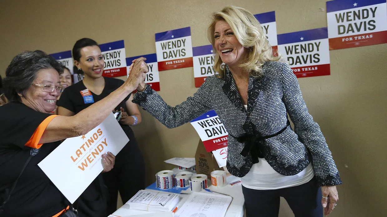 Plötzlich hatten die Demokraten eine neue Heldin: Wendy Davis