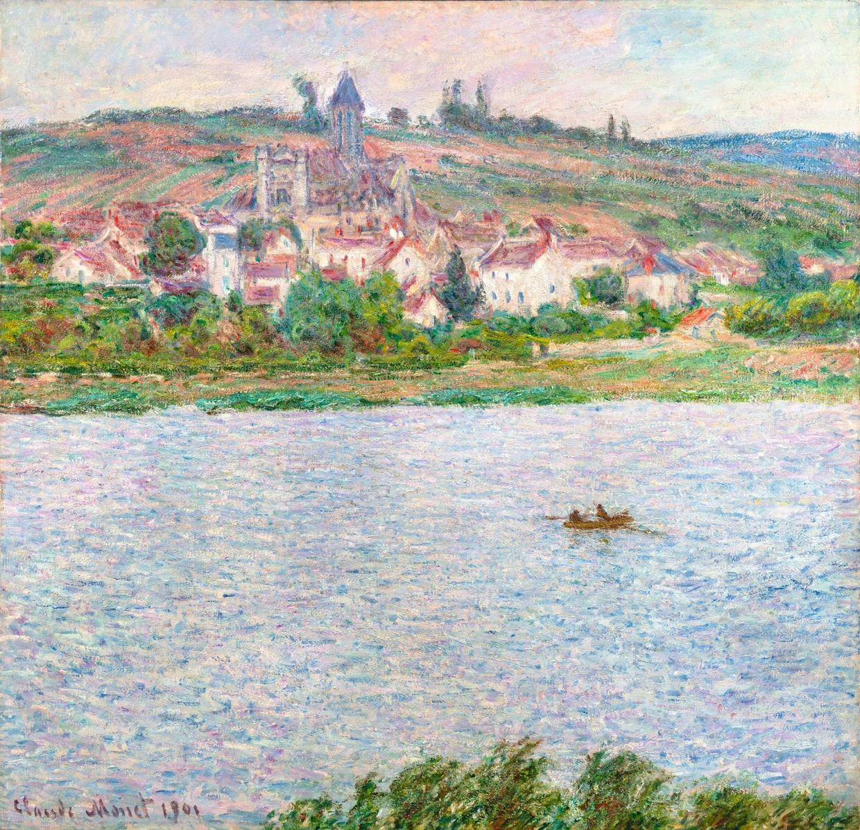 Bei Sotheby's: Claude Monet, „Vétheuil, effet du matin“, 1901, Öl auf Leinwand, 89,1 mal 92,1 Zentimeter, Taxe sechs bis acht Millionen Euro