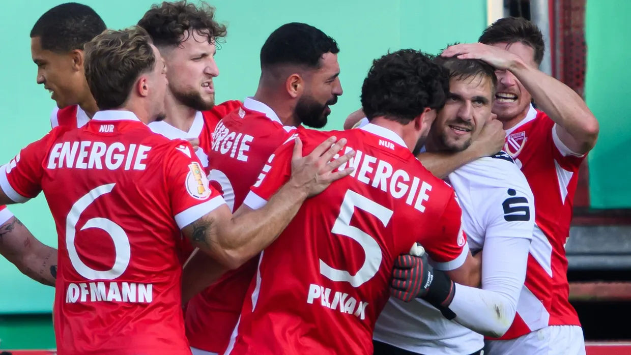 Energie Cottbus schafft die Überraschung im Duell mit Hannover 96.