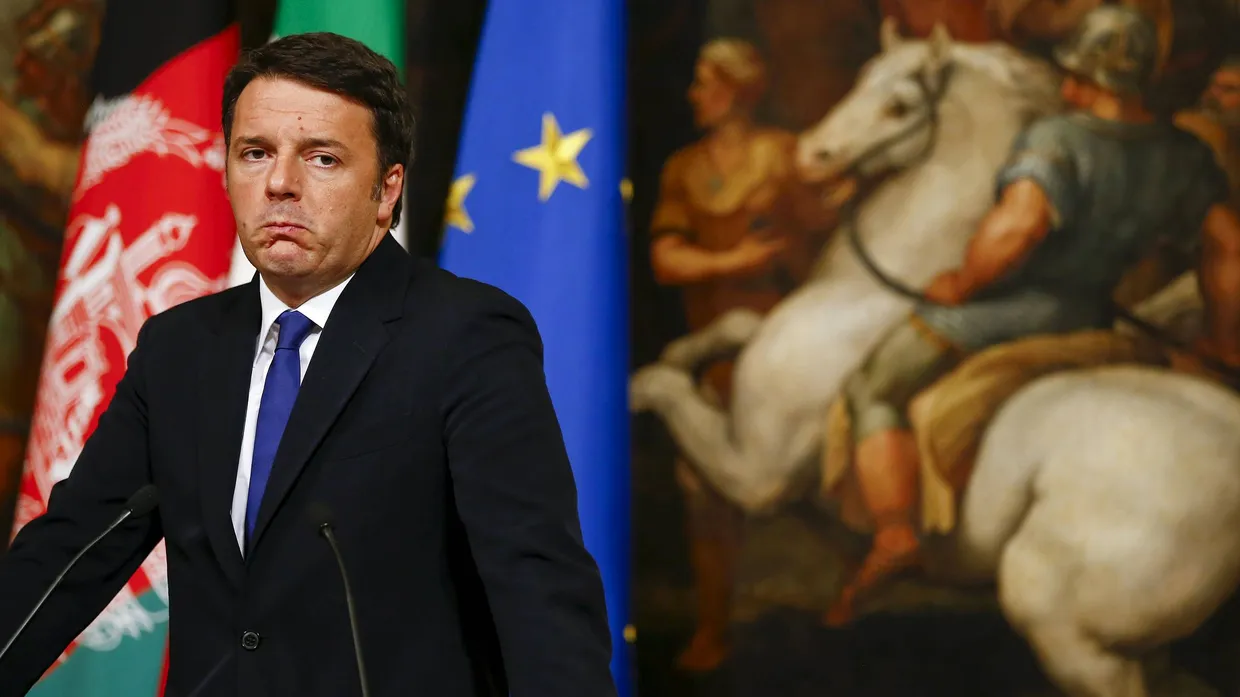 In Sorge: Italiens Ministerpräsident Matteo Renzi