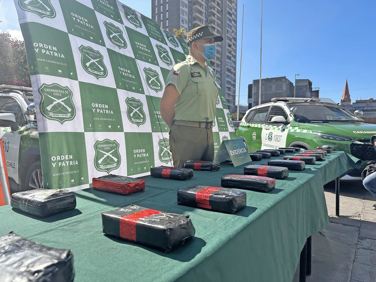 Fund in Iquique: 20 Kilogramm Koka-Basipaste