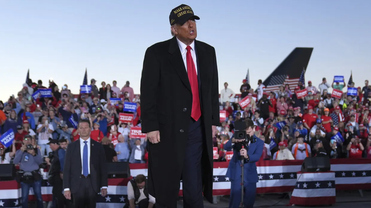 Der republikanische Präsidentschaftskandidat, Ex-Präsident Donald Trump