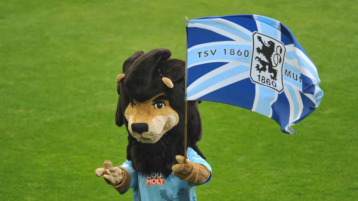 Was wohl das Maskottchen von den Turbulenzen beim TSV 1860 hält?