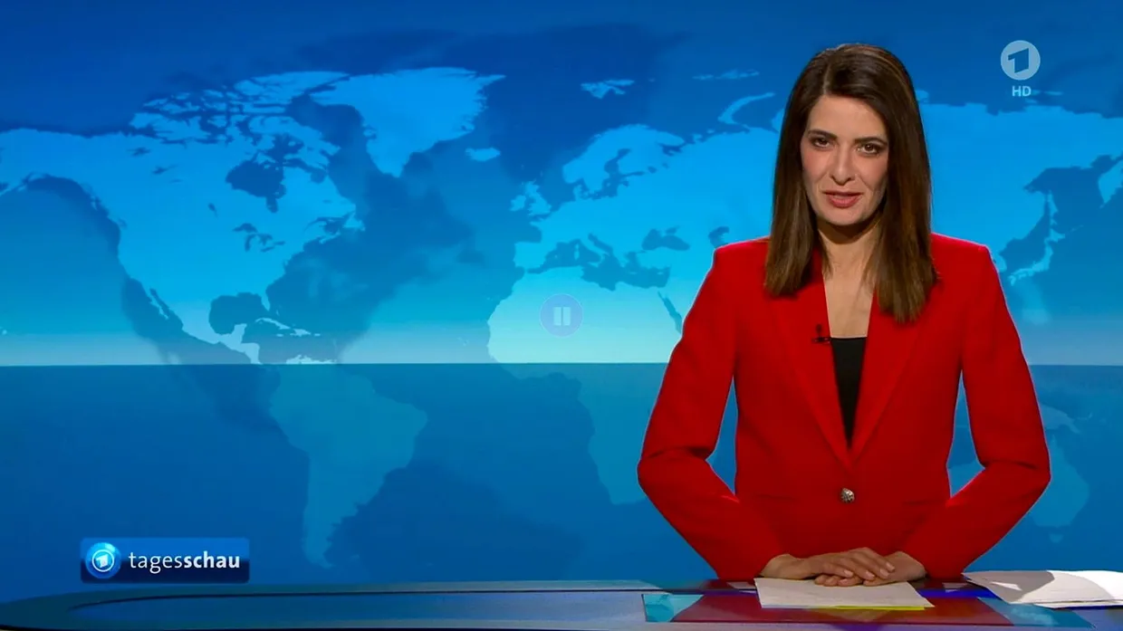 Dort jedenfalls ist sie nicht mehr: Linda Zervakis bei ihrem Abschied von der Tagesschau.