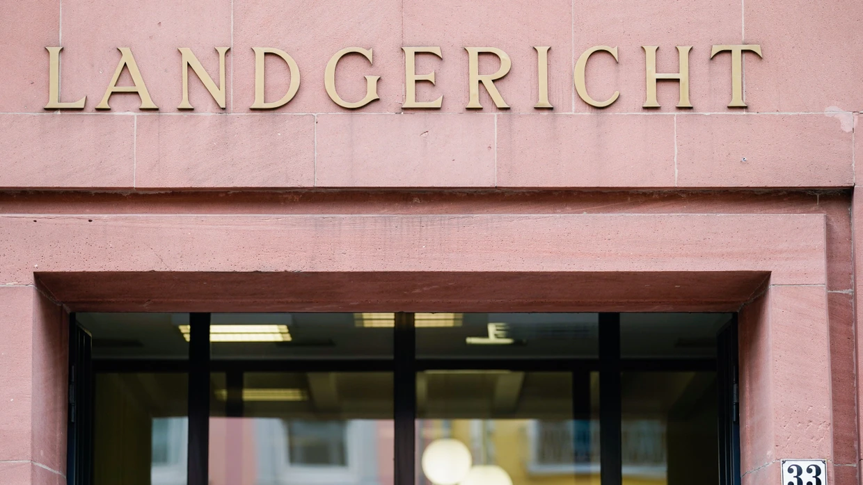 Der Haupteingang des Landgerichts Frankenthal