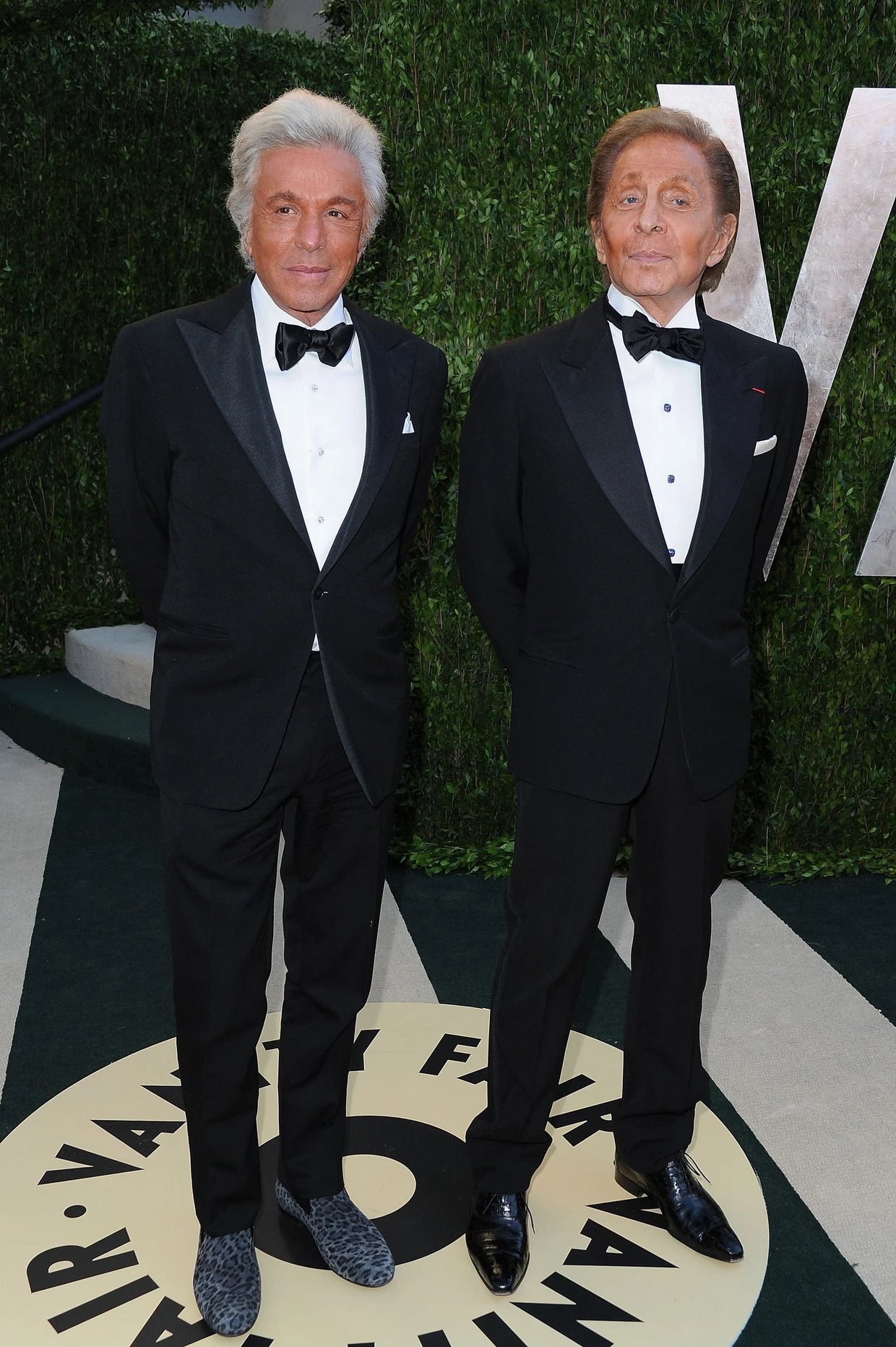 Lebens- und Geschäftspartner: Giancarlo Giammetti und Valentino 2013 bei der „Vanity Fair“-Oscar-Party