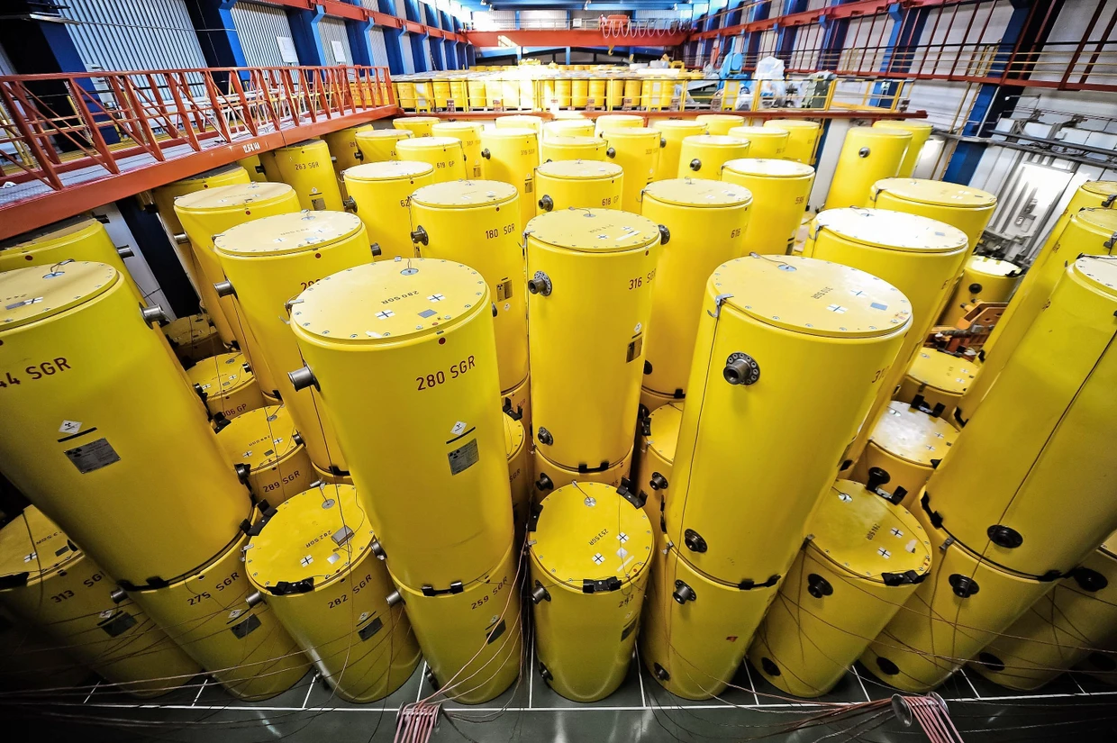 In Jülich: Hier lagern gelbe Castorenbehälter