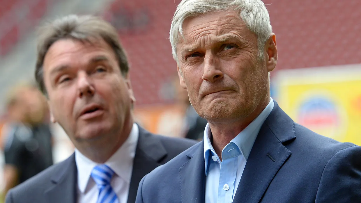 Mehr als eine Idee: Bruchhagen hat Veh 2014 verabschiedet, womöglich begrüßt er ihn bald wieder bei der Eintracht.