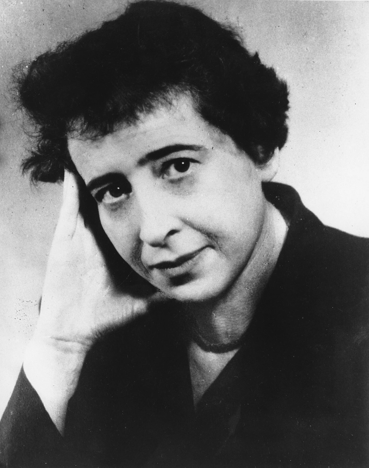 Hannah Arendt im Jahr 1954, nach ihrer Emigration in die USA