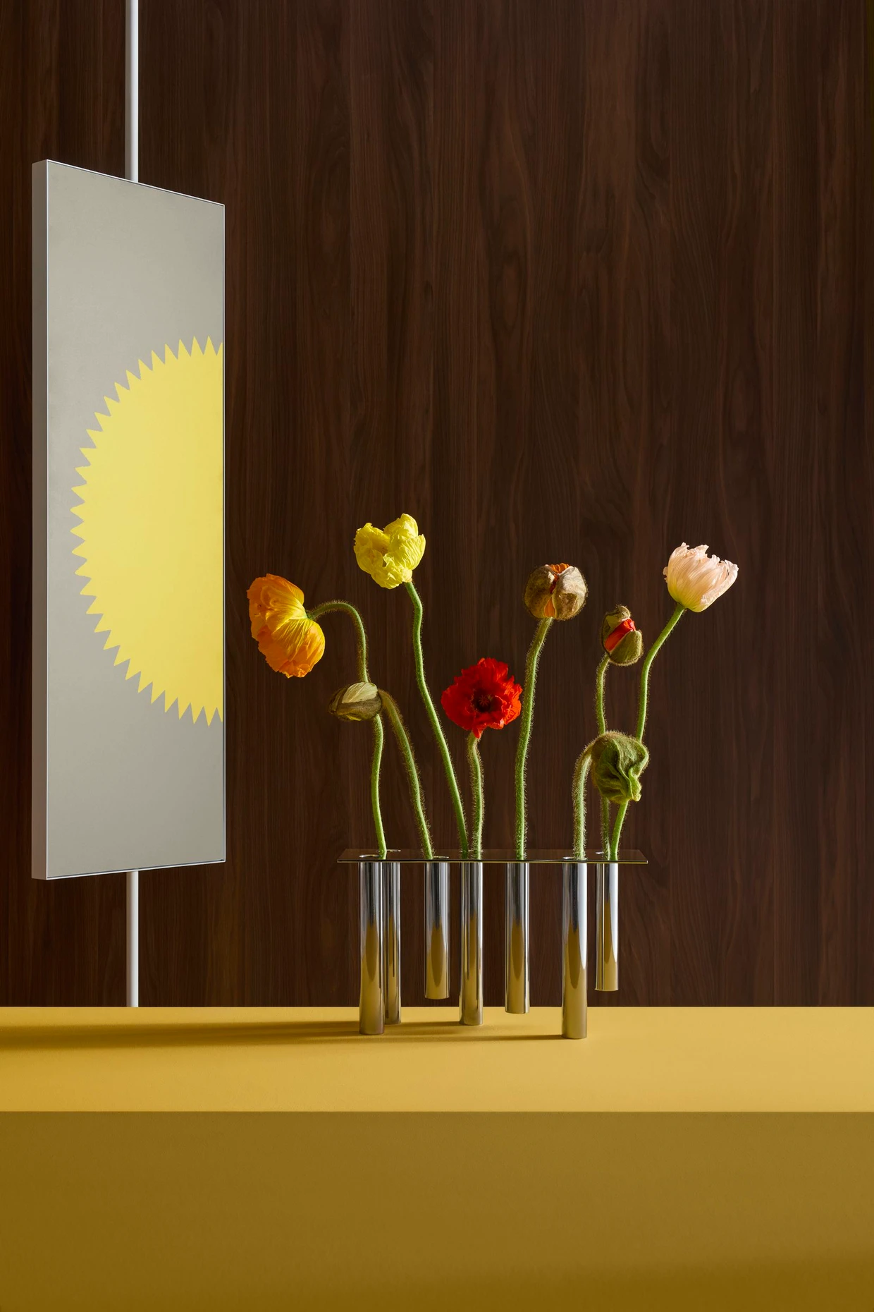 Aus Edelstahl: Pompei kann Vase oder Kerzenständer sein.